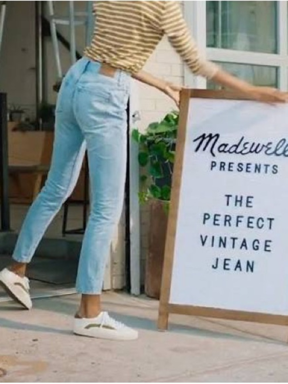 Madewell Perfect Vintage Cropped High-Rise Straight Jeans 26P